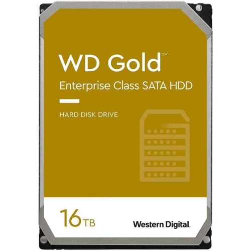  Western Digital - WD Gold 16TB Enterprise Class Hard Disk Drive ? 7200 RPM Class SATA 6Gb/s 512MB Cache 3.5 Inch HDD - WD161KRYZ