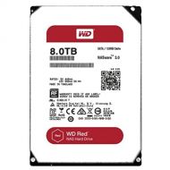 Western Digital WD Red 8TB NAS Hard Disk Drive - 5400 RPM Class SATA 6 Gb/s 128MB Cache 3.5 Inch - WD80EFZX