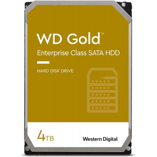  Western Digital WD Gold 4TB Enterprise Class Hard Disk Drive - 7200 RPM Class SATA 6 Gb/s 128MB Cache 3.5 Inch - WD4002FYYZ