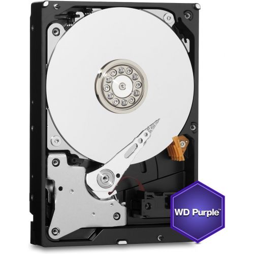  Western Digital WD Purple 2TB Surveillance Hard Disk Drive - 5400 RPM Class SATA 6 Gb/s 64MB Cache 3.5 Inch - WD20PURX [Old Version]