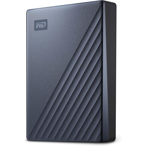  Western Digital WD 5TB My Passport Ultra Blue Portable External Hard Drive HDD, USB-C and USB 3.1 Compatible - WDBFTM0050BBL-WESN