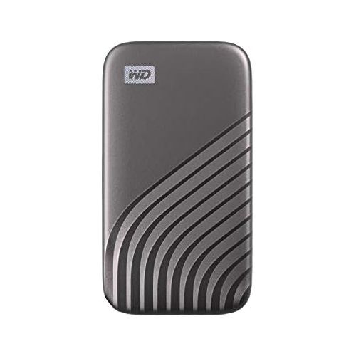  Western Digital WD 4TB My Passport SSD External Portable Solid State Drive, Grey, Up to 1,050 MB/s, USB 3.2 Gen-2 and USB-C Compatible (USB-A for older systems) ? WDBAGF0040BGY-WESN