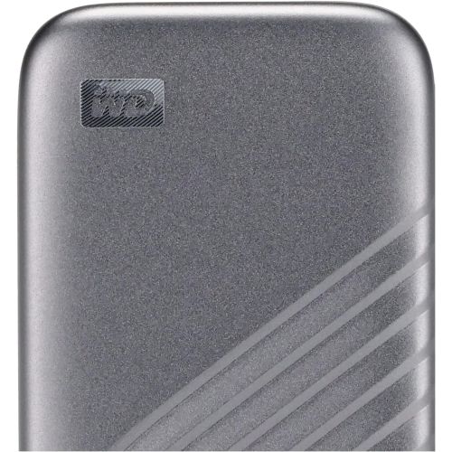  Western Digital WD 4TB My Passport SSD External Portable Solid State Drive, Grey, Up to 1,050 MB/s, USB 3.2 Gen-2 and USB-C Compatible (USB-A for older systems) ? WDBAGF0040BGY-WESN