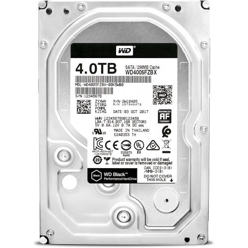  Western Digital WD 4 TB Desktop Performance Hard Drive