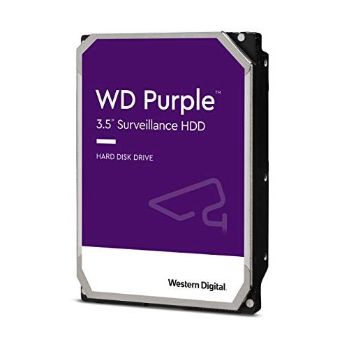  Western Digital 8TB WD Purple Surveillance Internal Hard Drive HDD - SATA 6 Gb/s, 256 MB Cache, 3.5 - WD82PURZ