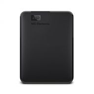 Western Digital WD 5TB Elements Portable External Hard Drive HDD, USB 3.0, Compatible with PC, Mac, PS4 & Xbox - WDBU6Y0050BBK-WESN