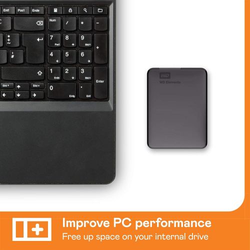  [아마존베스트]Western Digital WD 2TB Elements Portable External Hard Drive, USB 3.0 - WDBU6Y0020BBK-WESN