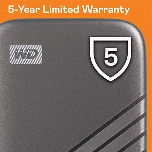  [아마존베스트]Western Digital WD 1TB My Passport SSD External Portable Drive, Gray, Up to 1,050 MB/s - WDBAGF0010BGY-WESN