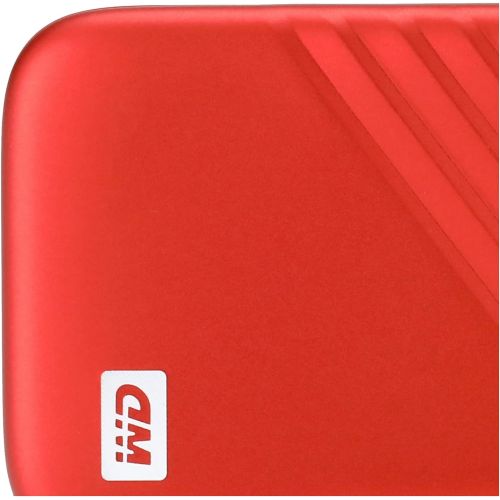  [아마존베스트]Western Digital WD 2TB My Passport SSD External Portable Drive, Red, Up to 1,050 MB/s - WDBAGF0020BRD-WESN