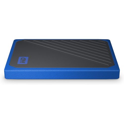  [아마존베스트]Western Digital WD 500GB My Passport Go SSD Cobalt Portable External Storage, USB 3.0 - WDBMCG5000ABT-WESN