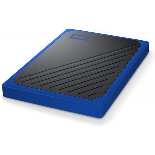  [아마존베스트]Western Digital WD 500GB My Passport Go SSD Cobalt Portable External Storage, USB 3.0 - WDBMCG5000ABT-WESN