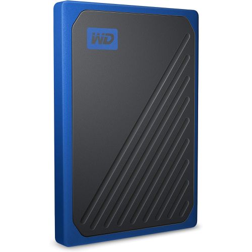  [아마존베스트]Western Digital WD 500GB My Passport Go SSD Cobalt Portable External Storage, USB 3.0 - WDBMCG5000ABT-WESN