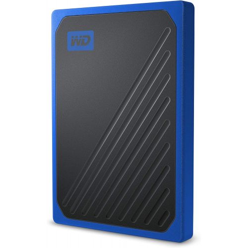  [아마존베스트]Western Digital WD 500GB My Passport Go SSD Cobalt Portable External Storage, USB 3.0 - WDBMCG5000ABT-WESN