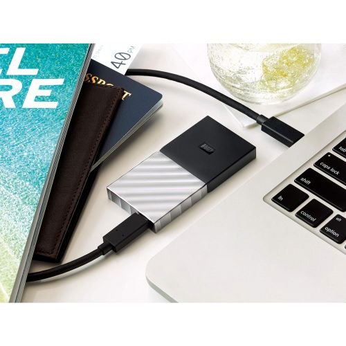  [아마존베스트]Western Digital WD 1TB My Passport SSD External Portable Drive, USB 3.1, Up to 540 MB/s - WDBKVX0010PSL-WESN