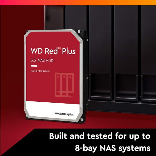  [아마존베스트]Western Digital 2TB WD Red Plus NAS Internal Hard Drive - 5400 RPM Class, SATA 6 Gb/s, CMR, 64 MB Cache, 3.5 - WD20EFRX