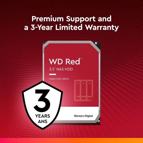  [아마존베스트]Western Digital 3TB WD Red NAS Internal Hard Drive - 5400 RPM Class, SATA 6 Gb/s, SMR, 256MB Cache, 3.5 - WD30EFAX