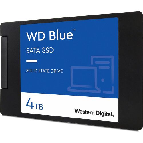  [아마존베스트]Western Digital 4TB WD Blue 3D NAND Internal PC SSD - SATA III 6 Gb/s, 2.5/7mm, Up to 560 MB/s - WDS400T2B0A