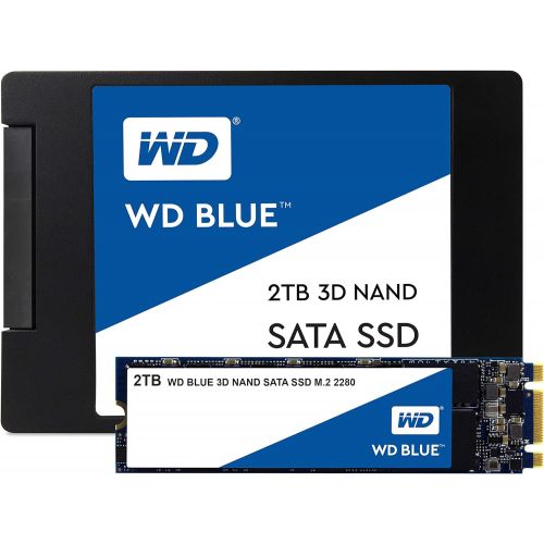  [아마존베스트]Western Digital 4TB WD Blue 3D NAND Internal PC SSD - SATA III 6 Gb/s, 2.5/7mm, Up to 560 MB/s - WDS400T2B0A