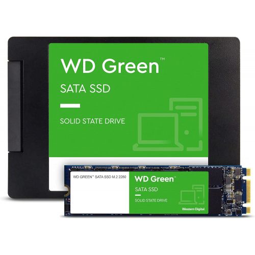  [아마존베스트]Western Digital 1TB WD Green Internal PC SSD - SATA III 6 Gb/s, N/A, 2.5/7mm, - WDS100T2G0A