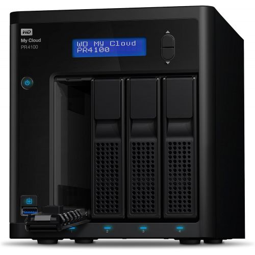  [아마존베스트]Western Digital WD Diskless My CloudPro Series PR4100 Network Attached Storage - NAS - WDBNFA0000NBK-NESN