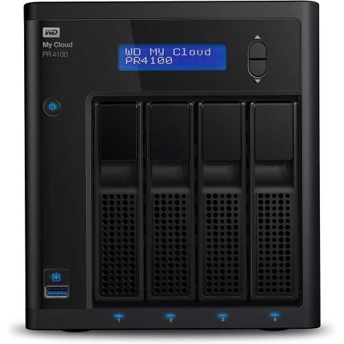  [아마존베스트]Western Digital WD Diskless My CloudPro Series PR4100 Network Attached Storage - NAS - WDBNFA0000NBK-NESN