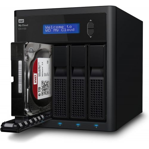  [아마존베스트]Western Digital WD Diskless My Cloud EX4100 Expert Series 4-Bay Network Attached Storage - NAS - WDBWZE0000NBK-NESN