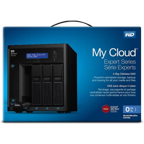  [아마존베스트]Western Digital WD Diskless My Cloud EX4100 Expert Series 4-Bay Network Attached Storage - NAS - WDBWZE0000NBK-NESN