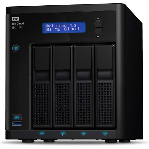  [아마존베스트]Western Digital WD 40TB My Cloud EX4100 Expert Series 4-Bay Network Attached Storage - NAS - WDBWZE0400KBK-NESN