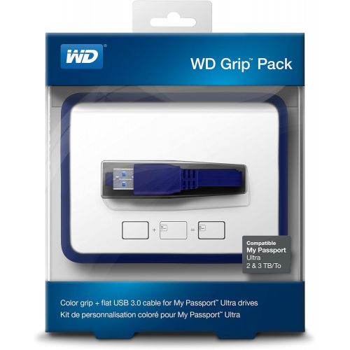  Western Digital WD Grip Pack for My Passport Ultra 2TB with USB 3.0 Cable, Slate (WDBFMT0000NBA-NASN)