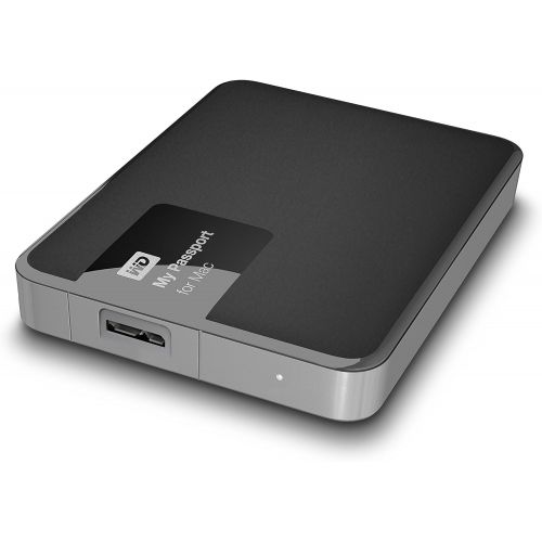  Western Digital WD 2TB Black My Passport for Mac Portable External Hard Drive - USB 3.0 - WDBCGL0020BSL-NESN