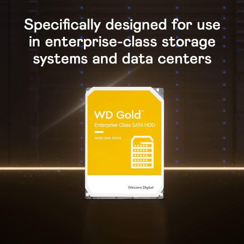  Western Digital WD Gold WD101KRYZ 10TB SATA 6Gb/s 7200 RPM 256MB Cache 3.5 512e 2.5 Million MTBF Enterprise Hard Disk Drive HDD