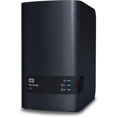  Western Digital WD My Cloud EX2 Diskless Network Attached Storage - NAS - WDBVKW0000NCH-NESN