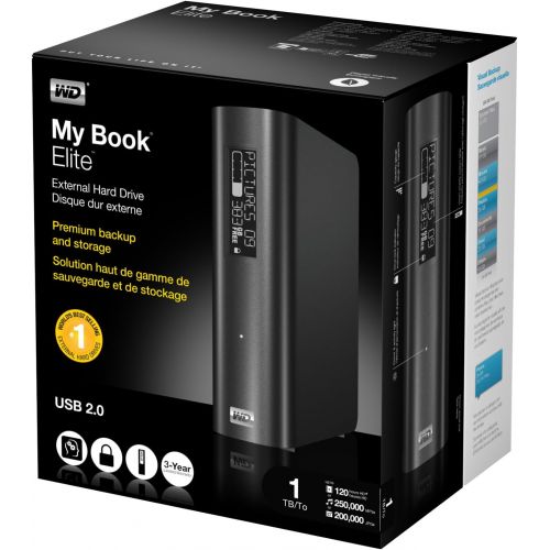  Western Digital WD My Book Elite 1 TB USB 2.0 Desktop External Hard Drive