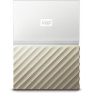 Western Digital WD 1TB My Passport Ultra Portable External Hard Drive - USB 3.0 - White-Gold - WDBTLG0010BGD-WESN (Old Generation)