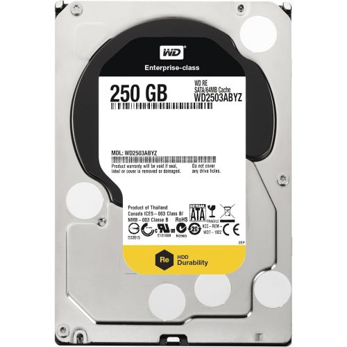  WESTERN DIGITAL WD2503ABYZ RE4 250GB 7200 RPM 64MB cache SATA 6.0Gb/s 3.5 internal hard drive Bare Drive