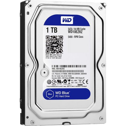  Western Digital 1TB SATA 64MB 3.5 HD Blue