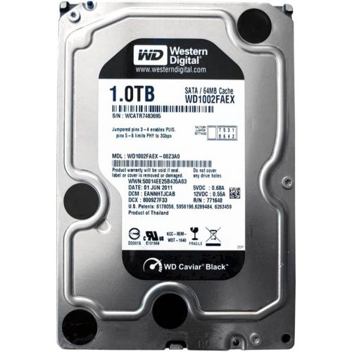  WD1002FAEX Western Digital 1tb 7200rpm Serial Ata/600 Serial Ata Inte