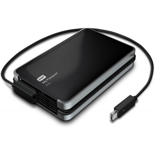  Western Digital WD 2TB My Passport Pro Portable External Hard Drive - Thunderbolt - WDBRMP0020DBK-NESN