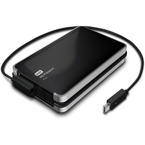  Western Digital WD 2TB My Passport Pro Portable External Hard Drive - Thunderbolt - WDBRMP0020DBK-NESN