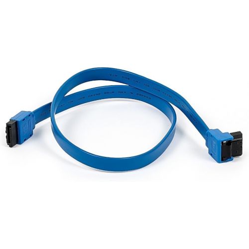  Western Digital WD Blue 3D NAND 500GB PC SSD - SATA III 6 Gb/s, 2.5/7mm - WDS500G2B0A & Monoprice 18-Inch SATA III 6.0 Gbps Cable with Locking Latch and 90-Degree Plug - Blue