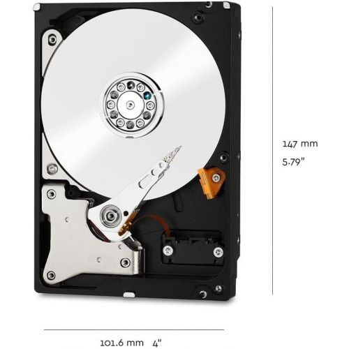  Western Digital WD Red 8TB NAS Hard Disk Drive - 5400 RPM Class SATA 6 Gb/s 128MB Cache 3.5 Inch - WD80EFZX