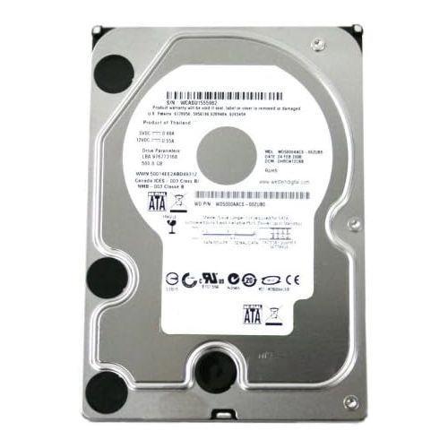  Western Digital Caviar Green WD5000AACS 500GB 5400 to 7200 RPM 16 MB Cache SATA 3.0 Gb/s Hard Drive