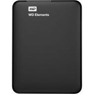 Western Digital WD 1TB WD Elements Portable USB 3.0 Hard Drive Storage (WDBUZG0010BBK-EESN)