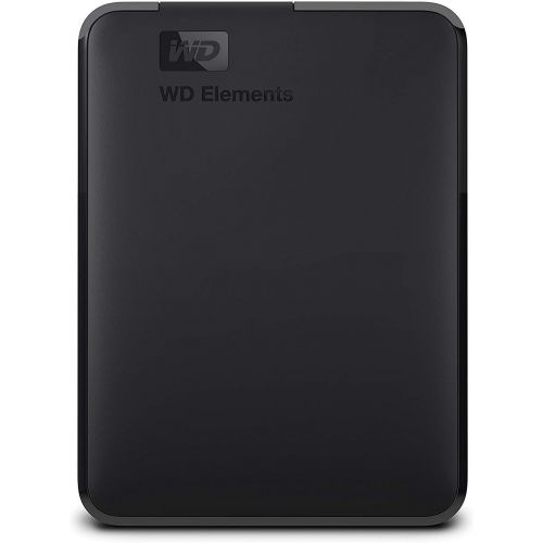  Western Digital 2TB Elements Portable External Hard Drive - USB 3.0 - WDBU6Y0020BBK-WESN Bundle with AmazonBasics External Hard Drive Portable Carrying Case