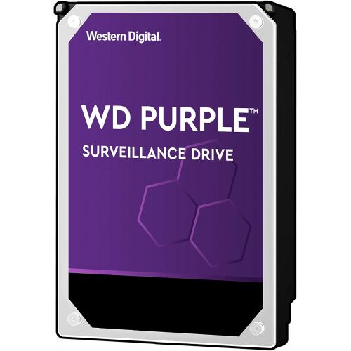  Western Digital 10TB WD Purple Surveillance Internal Hard Drive - SATA 6 Gb/s, , 256 MB Cache, 3.5 - WD101PURZ (Old Version)