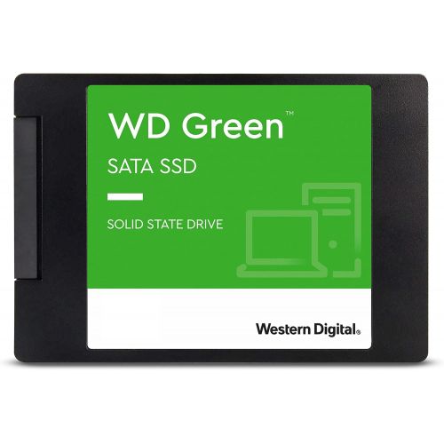  Western Digital 1TB WD Green Internal PC SSD Solid State Drive - SATA III 6 Gb/s, 2.5/7mm, Up to 550 MB/s - WDS100T2G0A