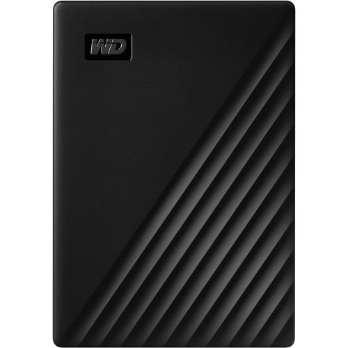  Western Digital WD 5TB My Passport Portable External Hard Drive HDD, USB 3.0, USB 2.0 Compatible, Black - WDBPKJ0050BBK-WESN