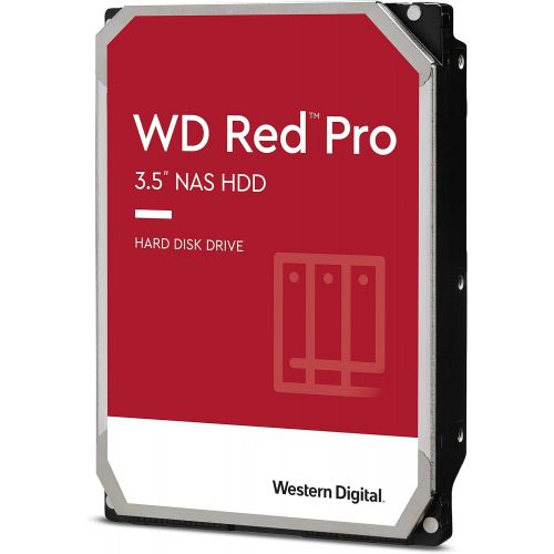  Western Digital 4TB WD Red Pro NAS Internal Hard Drive HDD - 7200 RPM, SATA 6 Gb/s, CMR, 256 MB Cache, 3.5 - WD4003FFBX