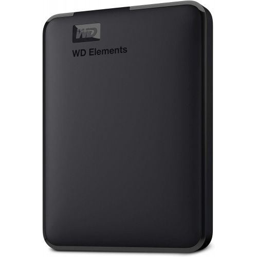  Western Digital WD 2TB Elements Portable External Hard Drive HDD, USB 3.0, Compatible with PC, Mac, PS4 & Xbox - WDBU6Y0020BBK-WESN