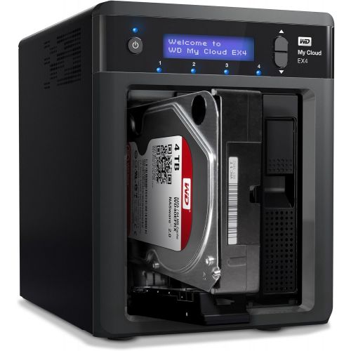  Western Digital WD My Cloud EX4 16 TB: Pre-configured Network Attached Storage featuring WD Red Drives